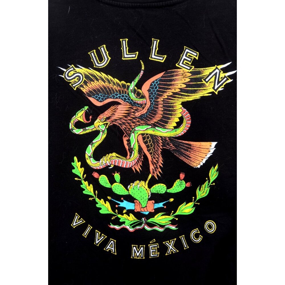 SULLEN Viva Mexico Men's Big & Tall XXL Short Sleeve Tattoo Art‎ Cotton T-Shirt